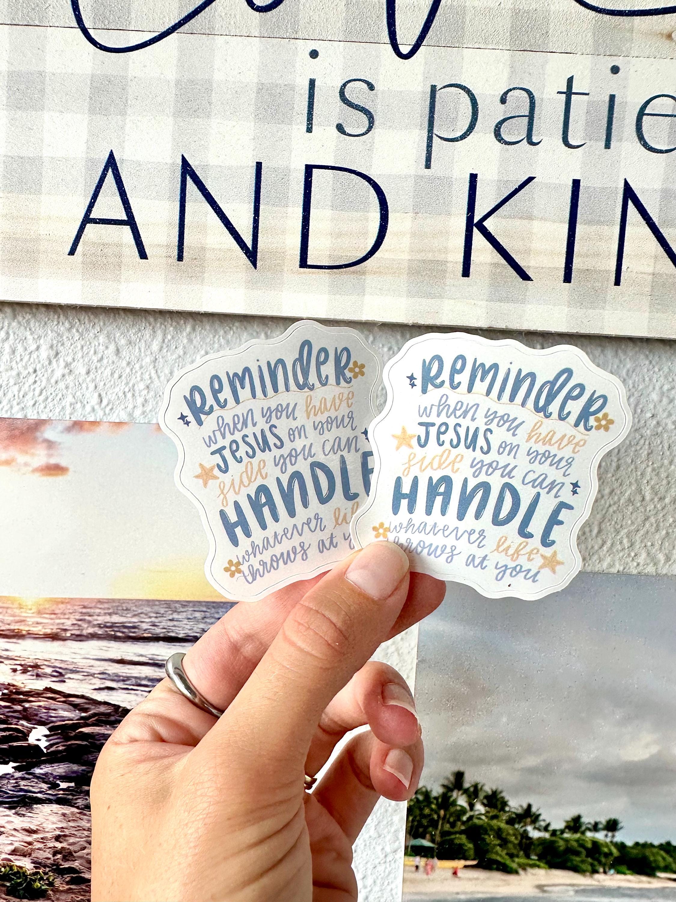 Faith Reminders Glossy Sticker