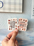 Talk About Jesus Fall Sticker Set