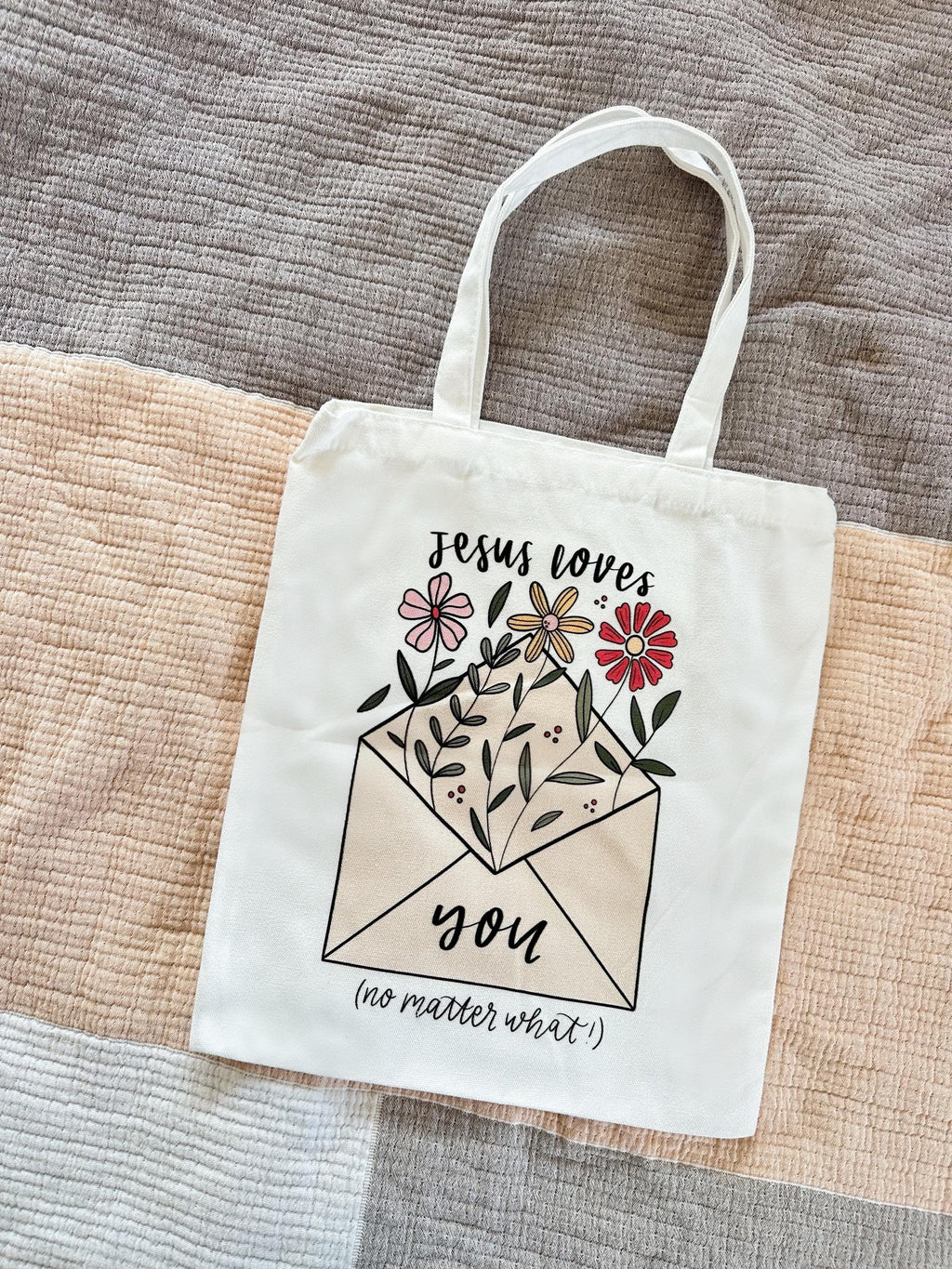 Jesus Loves You Tote Bag