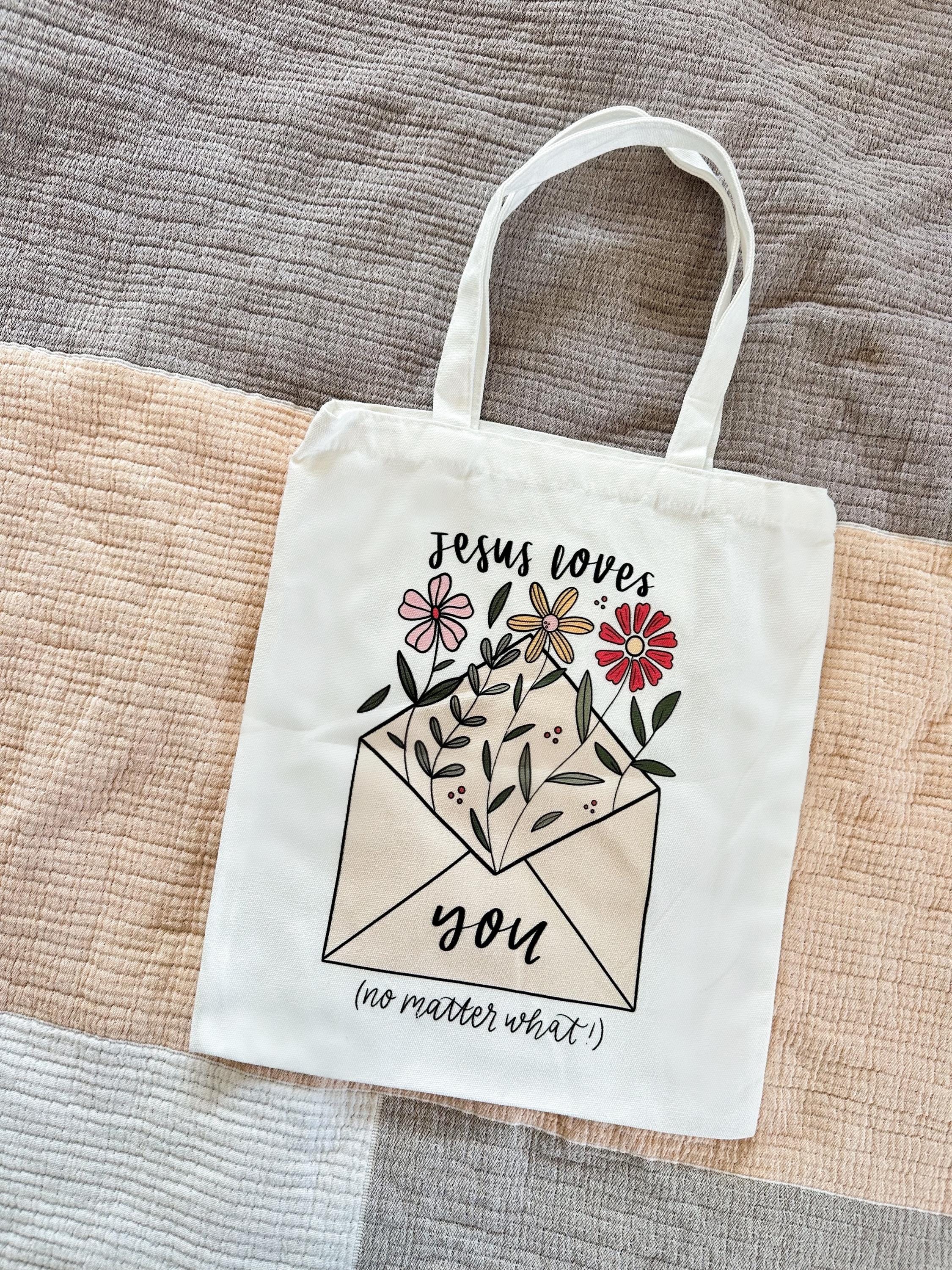 Jesus Loves You Tote Bag