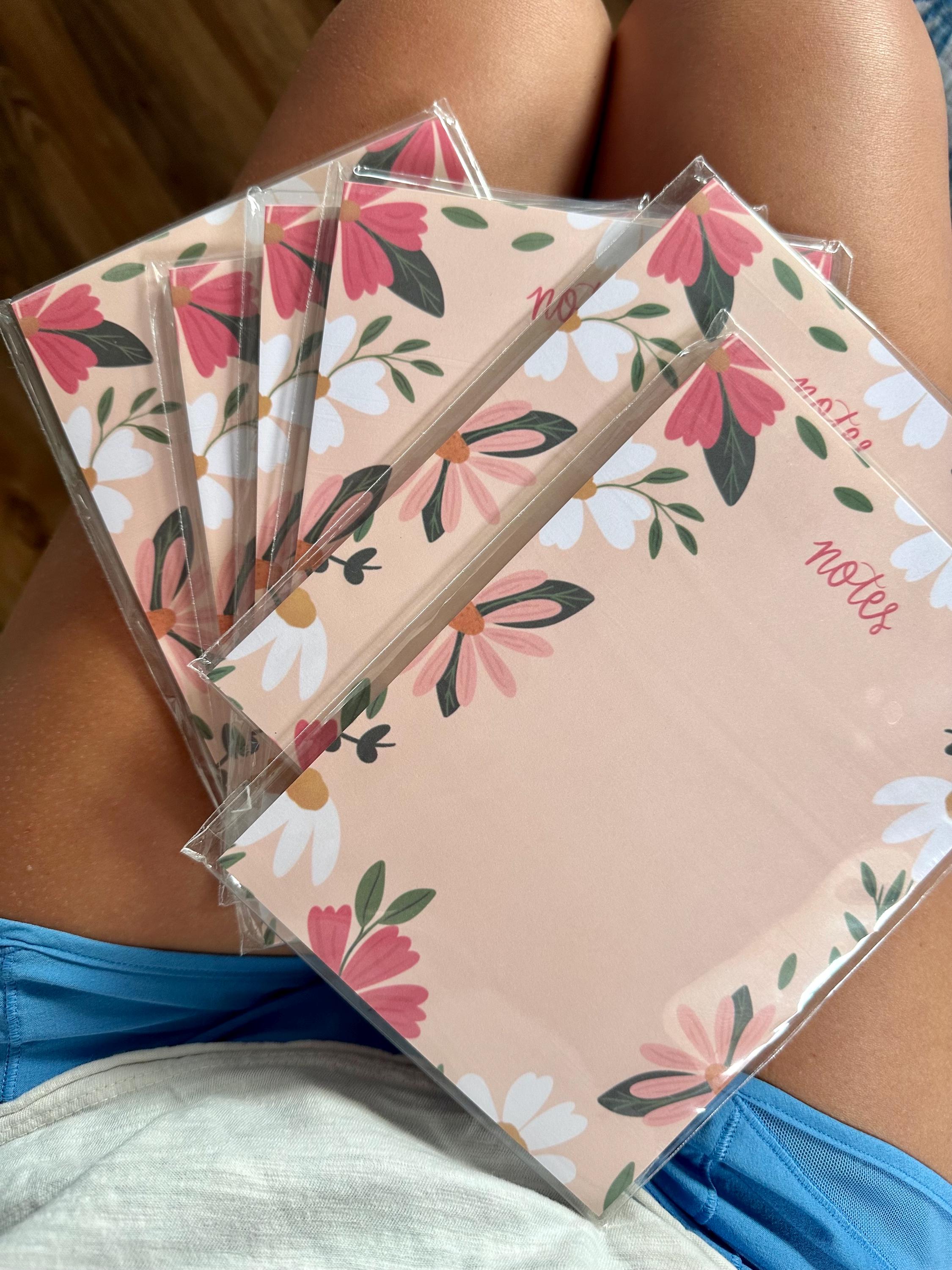 Minimalist Floral Notepad