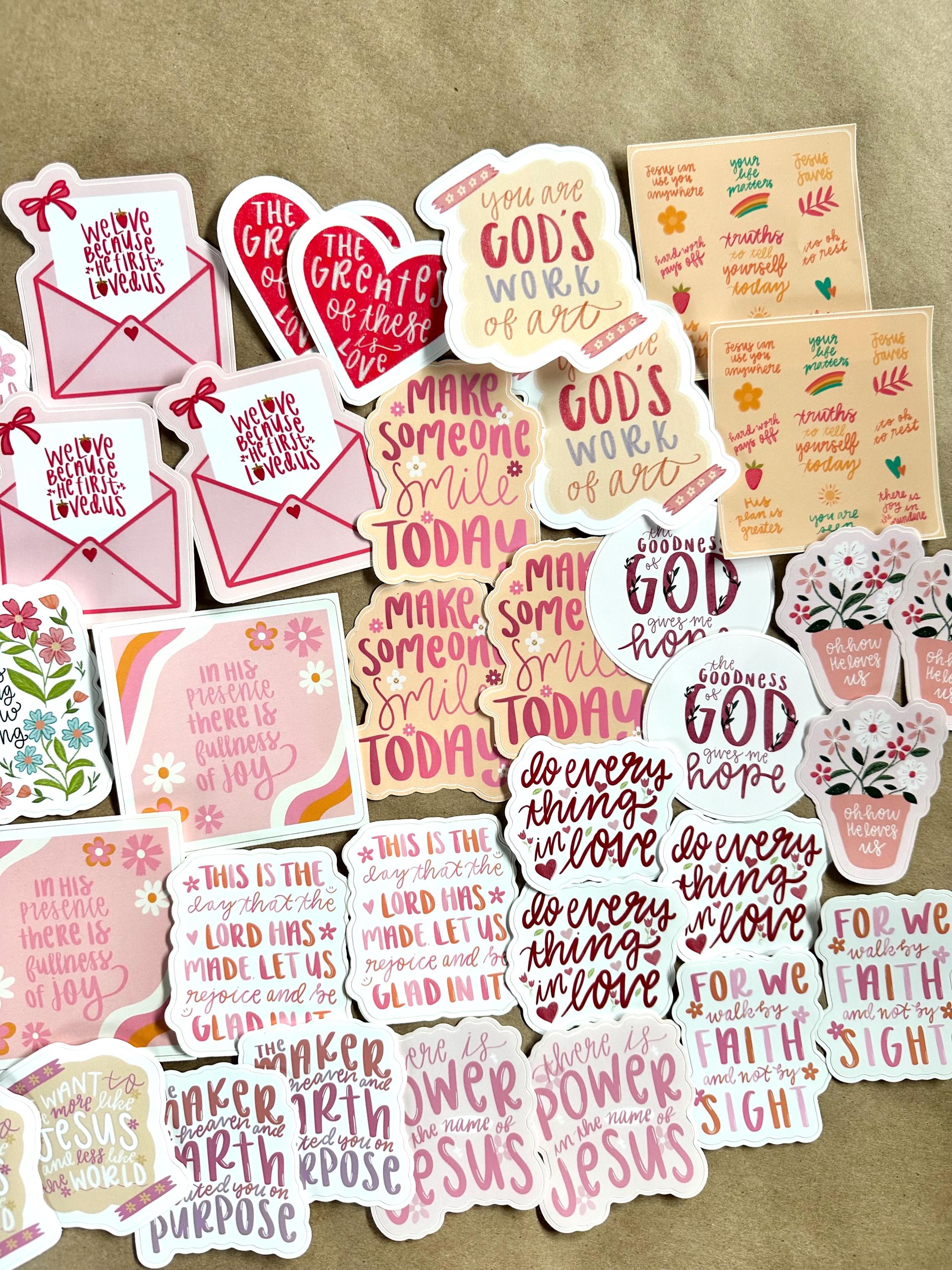 Mystery Faith Stickers Pack