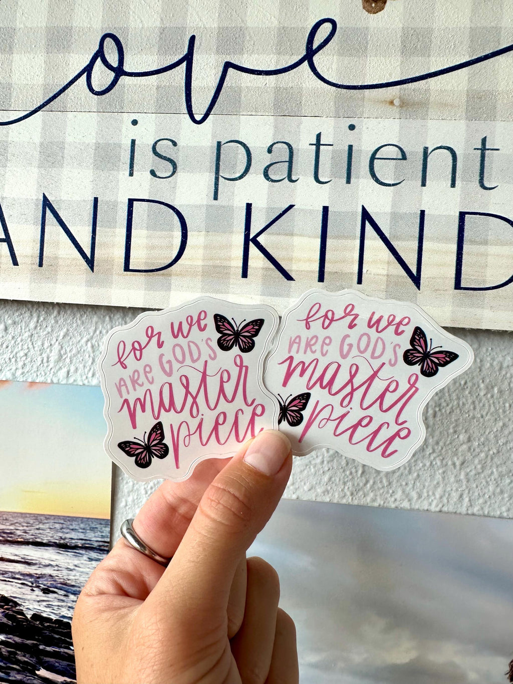 God's Masterpiece Glossy Sticker