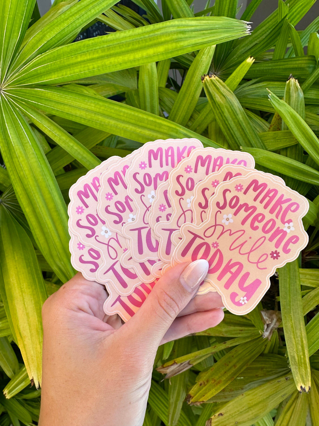 Make Someone Smile Today Glossy Sticker