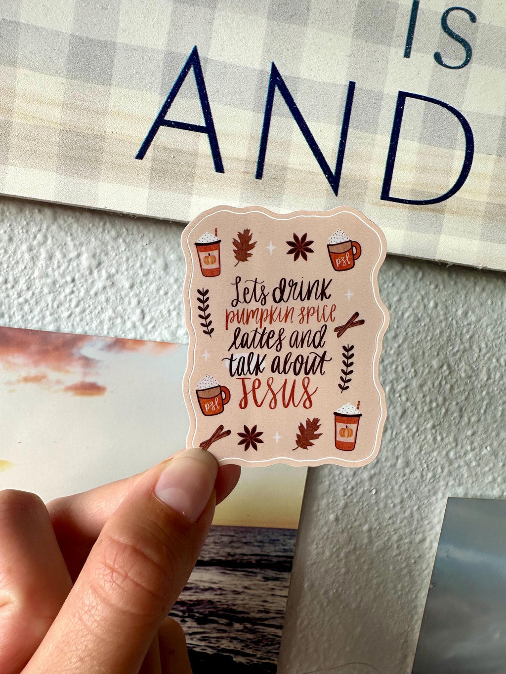 Talk About Jesus Fall Sticker Set