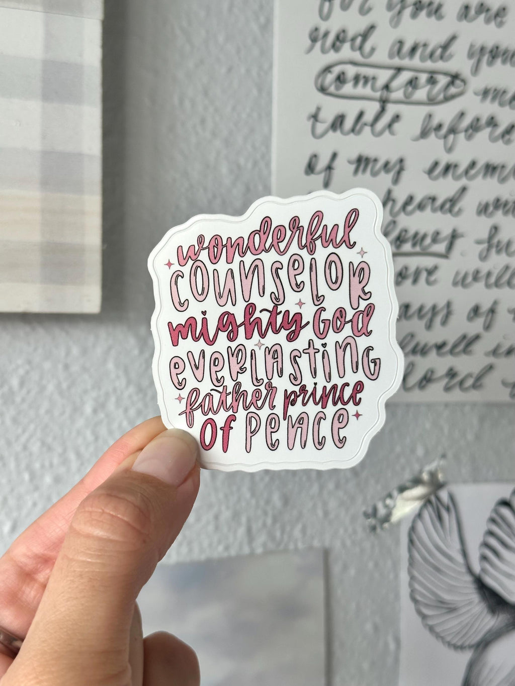 Wonderful Counselor Glossy Sticker