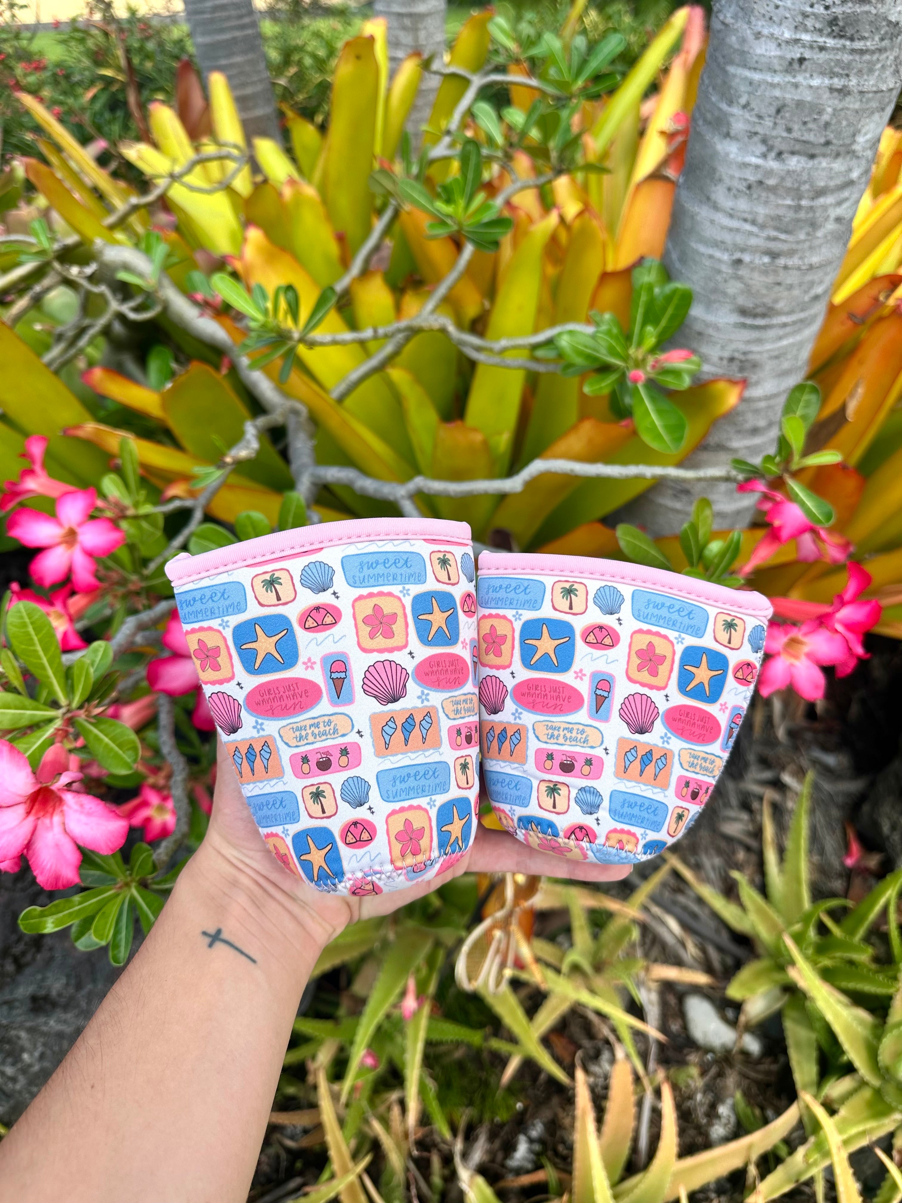 Summer Stamps Drink Sleeve