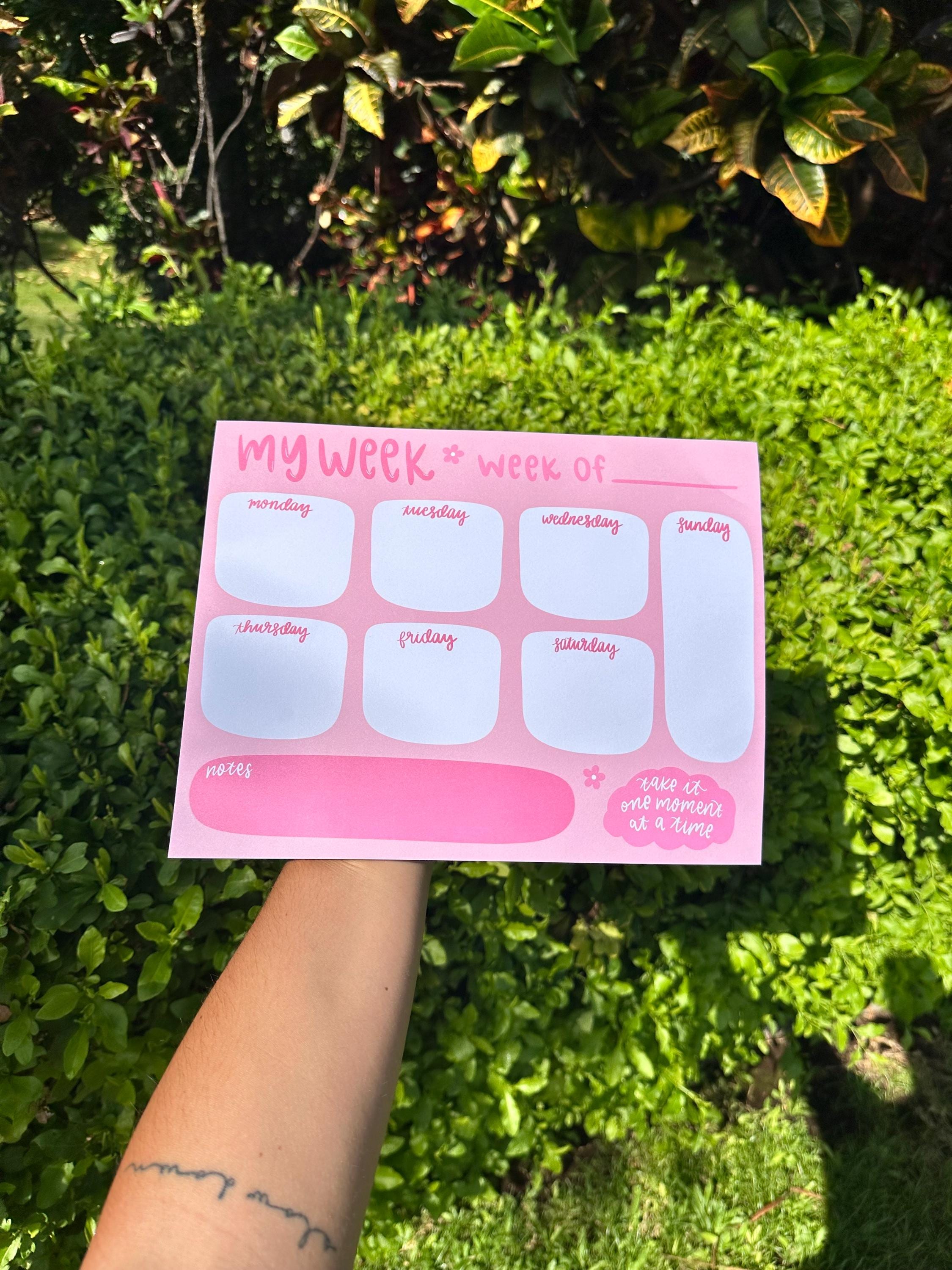 Weekly Planner Notepad