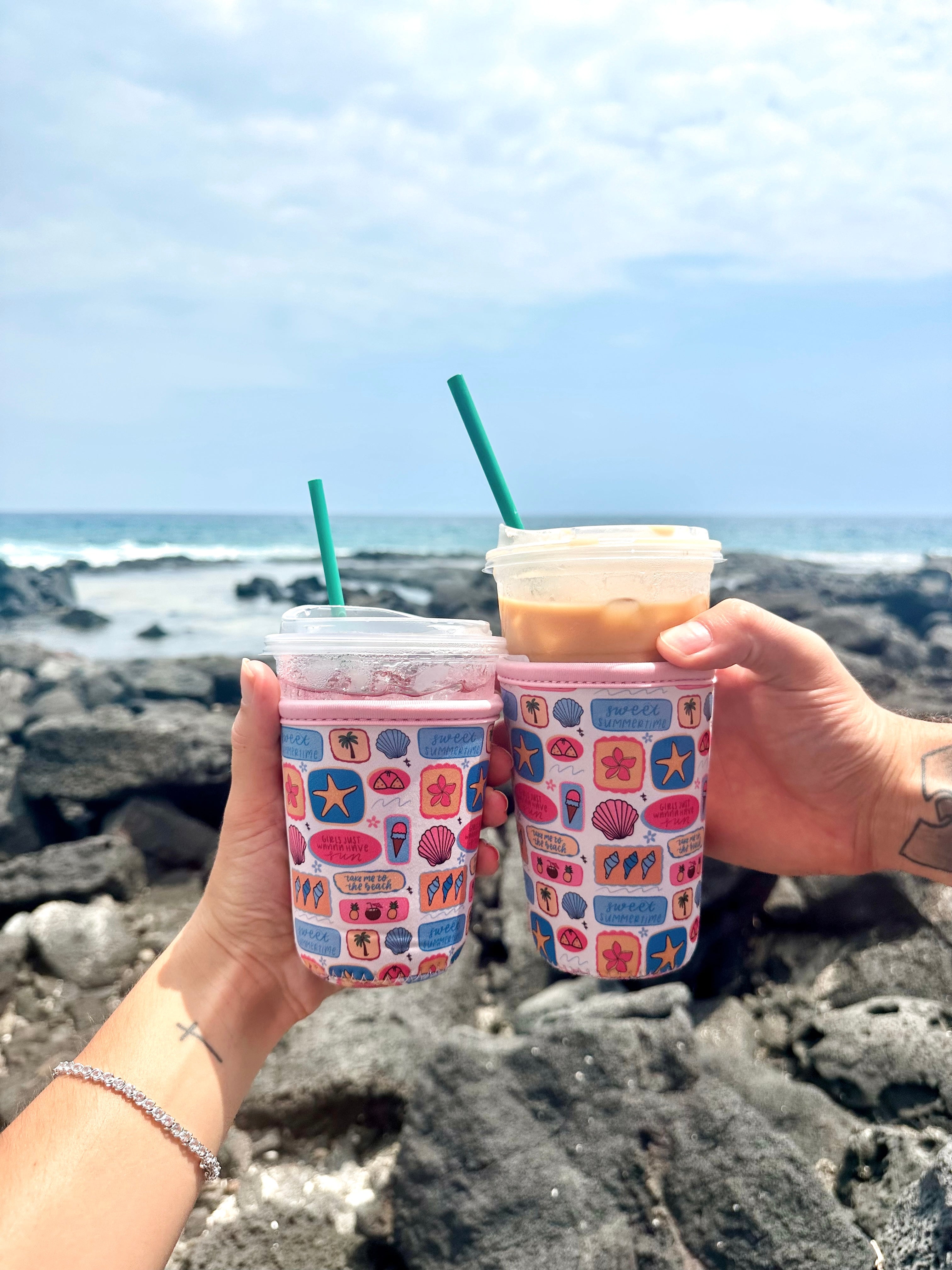 Summer Stamps Drink Sleeve