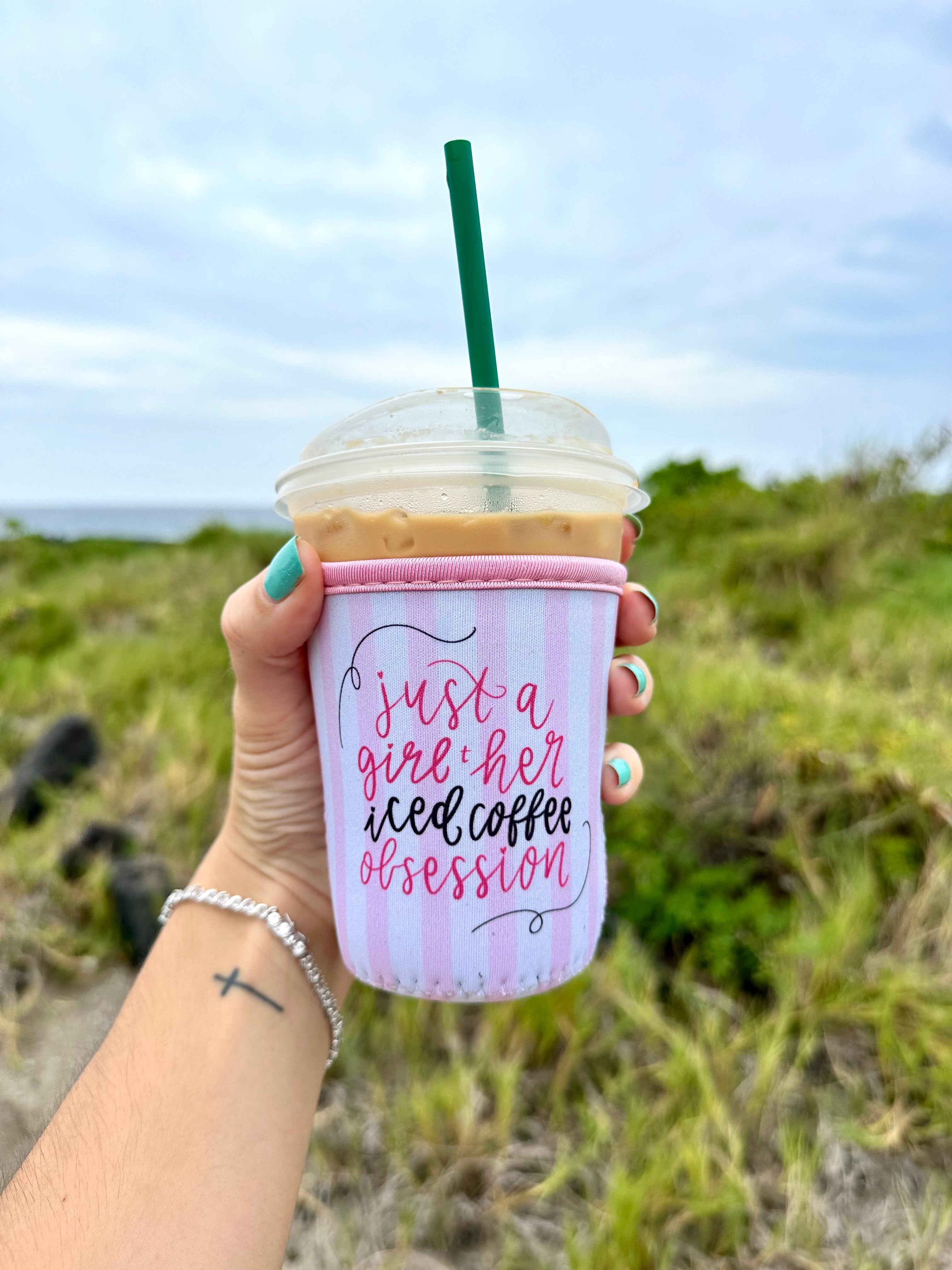 Iced Coffee Lover Drink Sleeve
