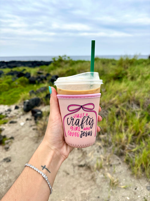 Crafty Girl Coffee Drink Sleeve