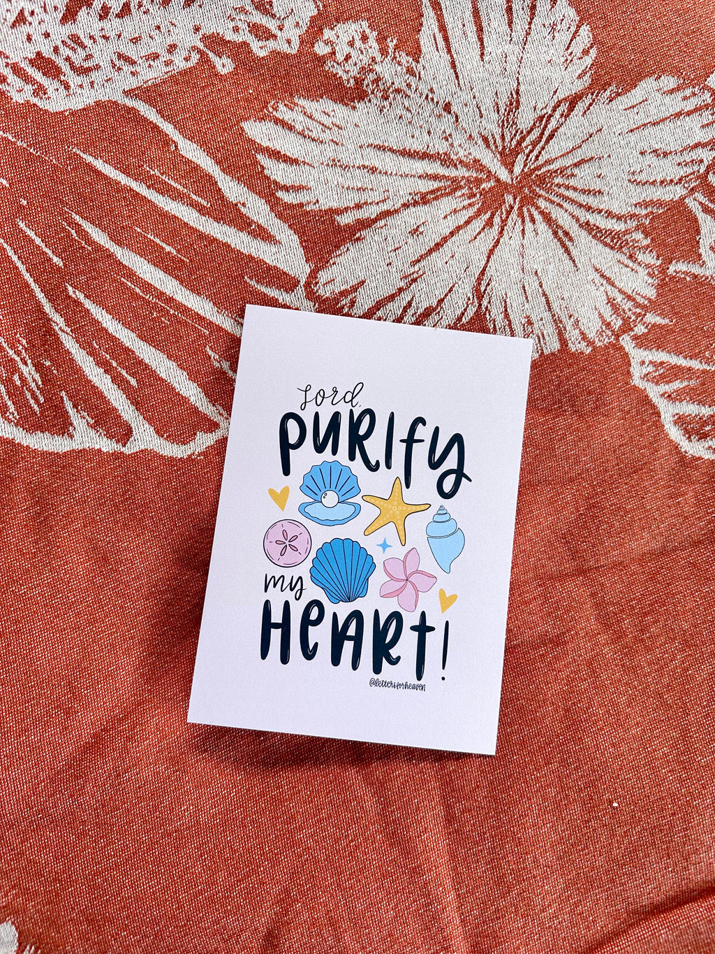 Lord, Purify My Heart Print