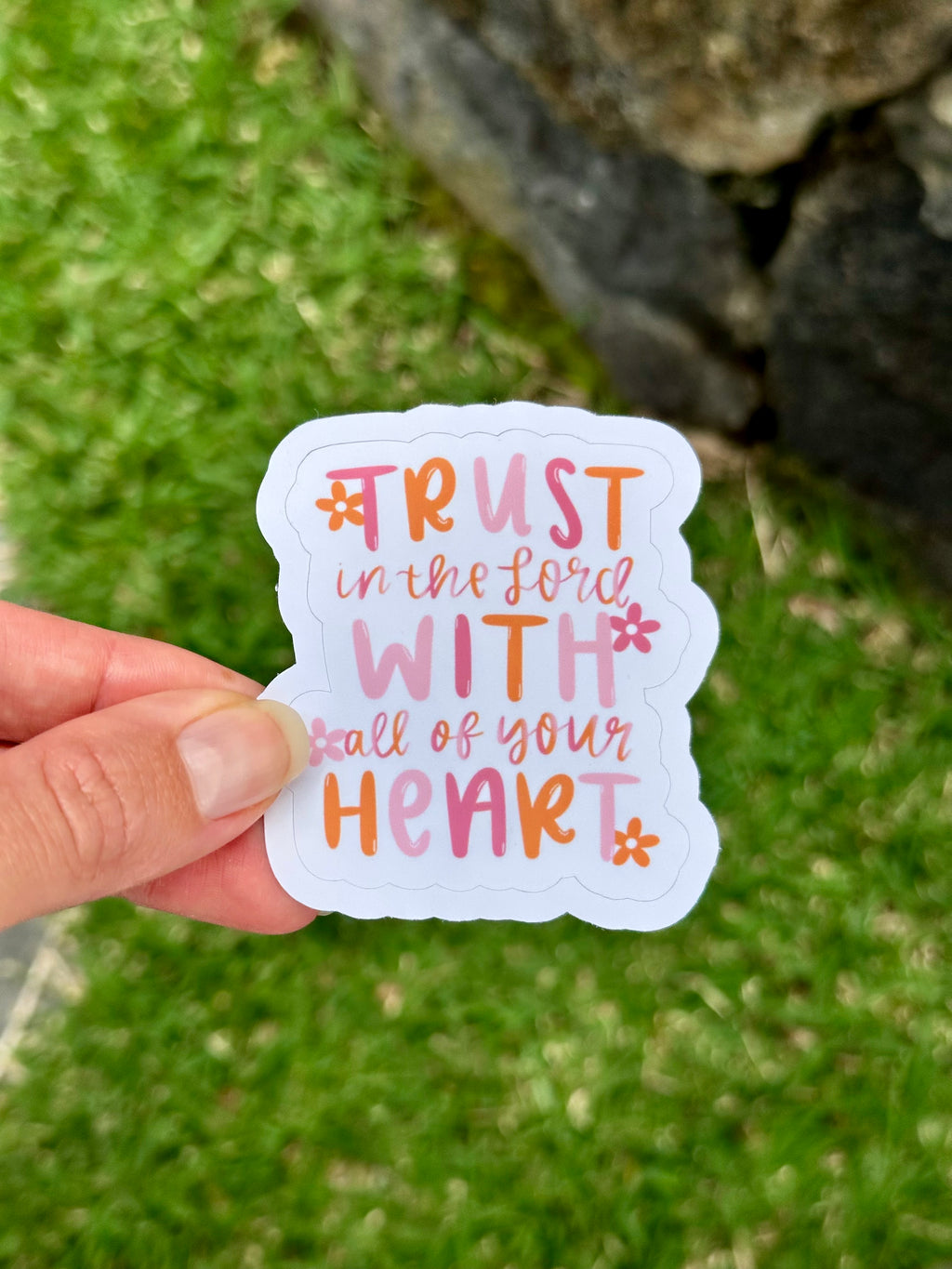 Trust in the Lord Glossy Sticker