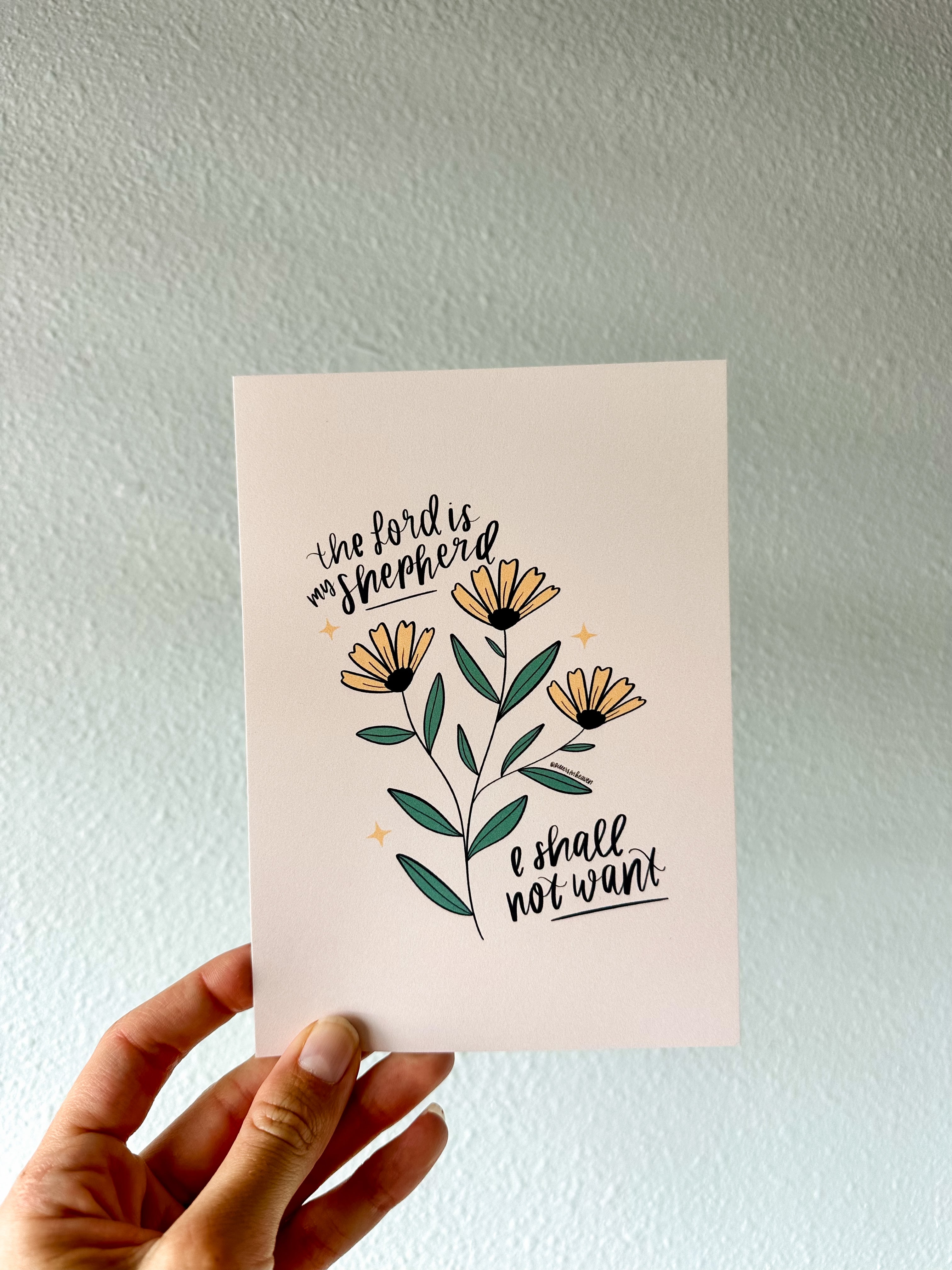 The Lord is my Shepherd Print