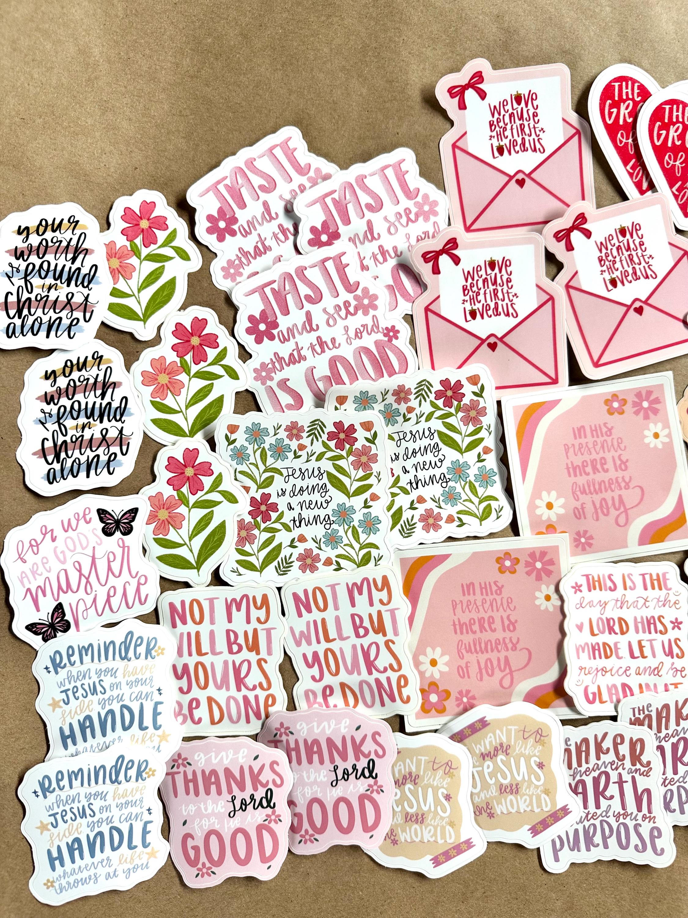 Mystery Faith Stickers Pack