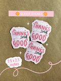 Give Thanks to the Lord Glossy Sticker