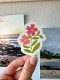 Flower Glossy Sticker