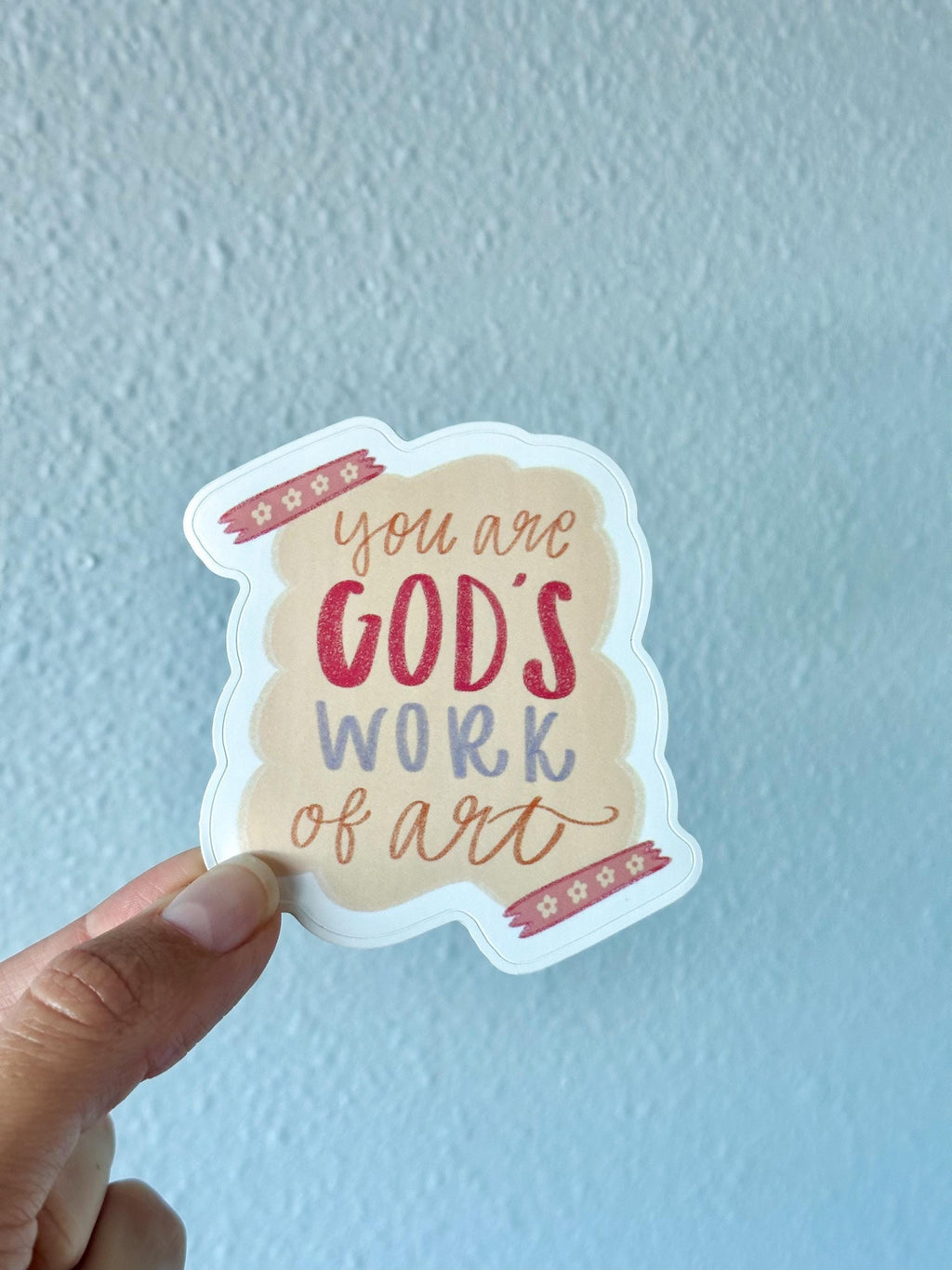 God’s Work of Art Glossy Sticker
