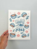 Coffee and Jesus Wall Decor Print