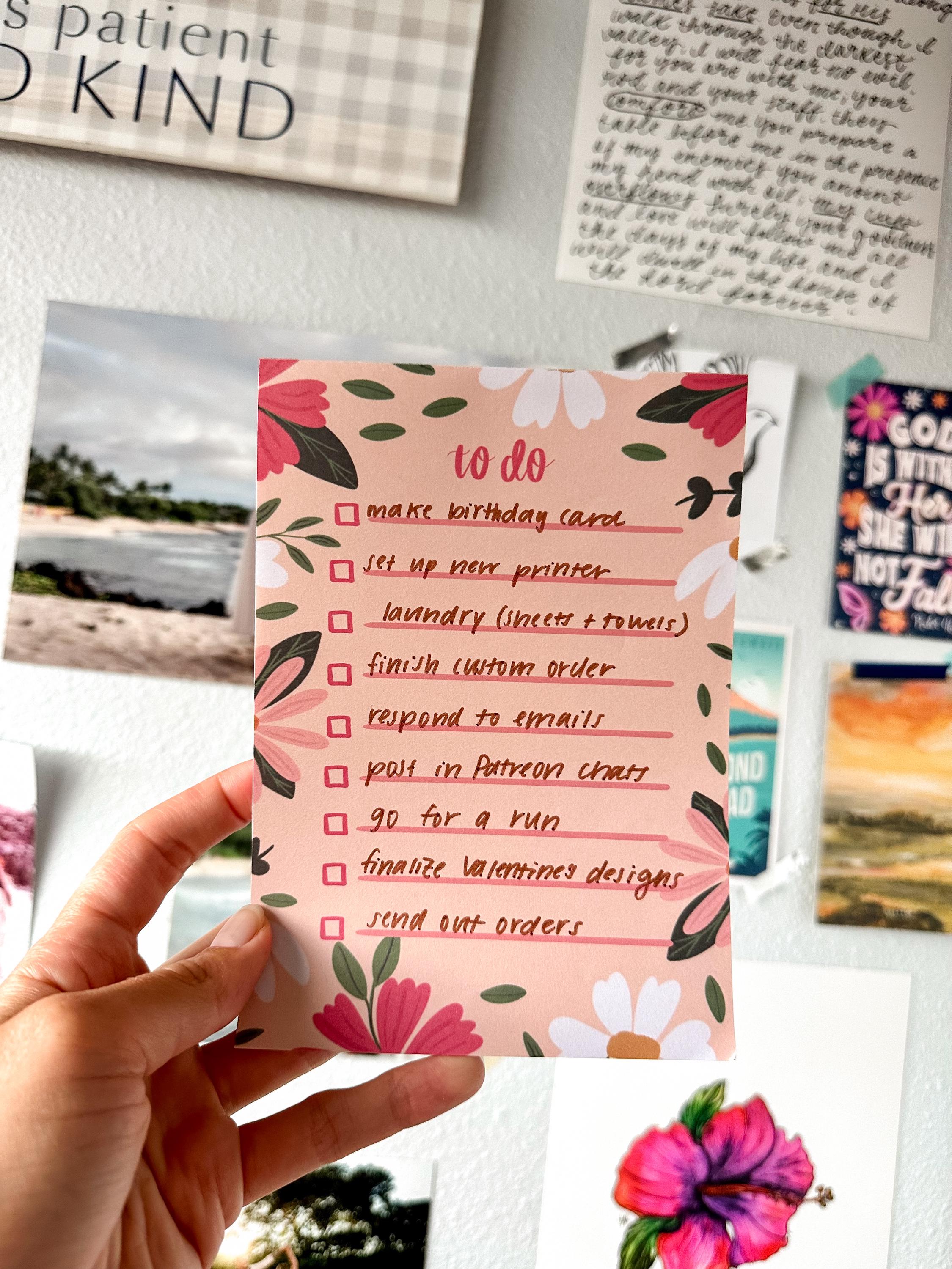 Floral Stationery Set