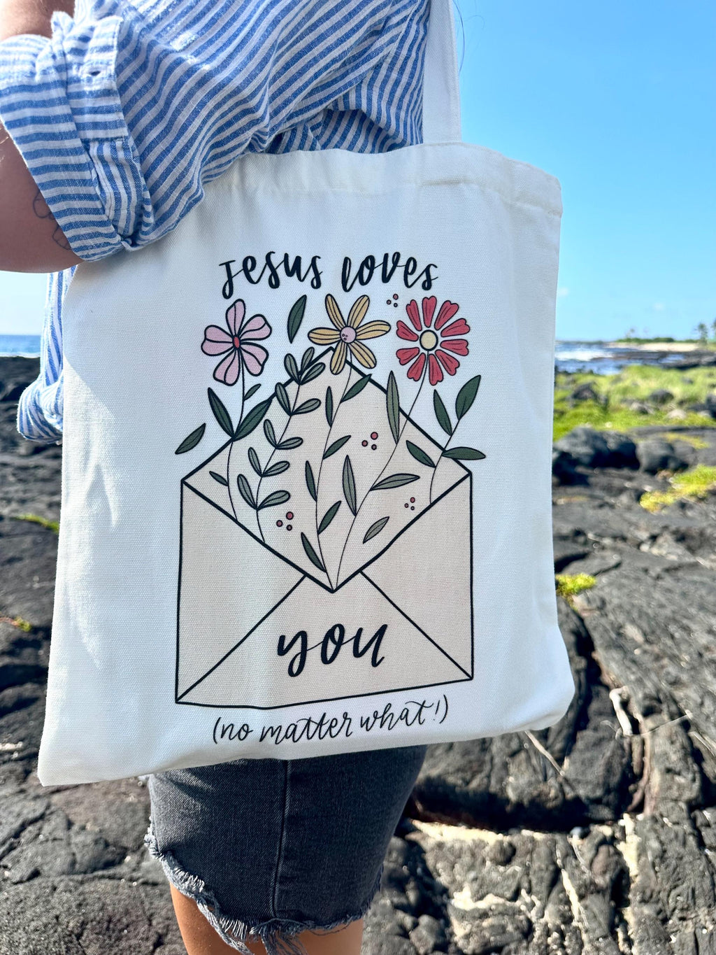 Jesus Loves You Tote Bag