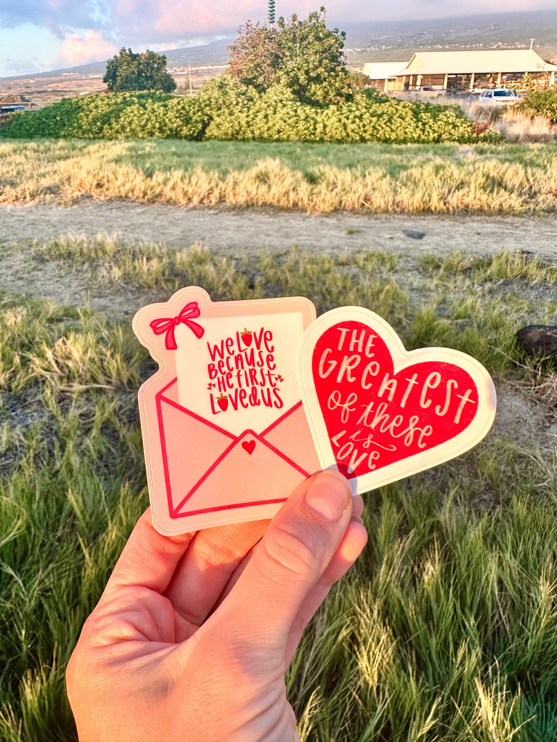 Valentines Faith Sticker Set