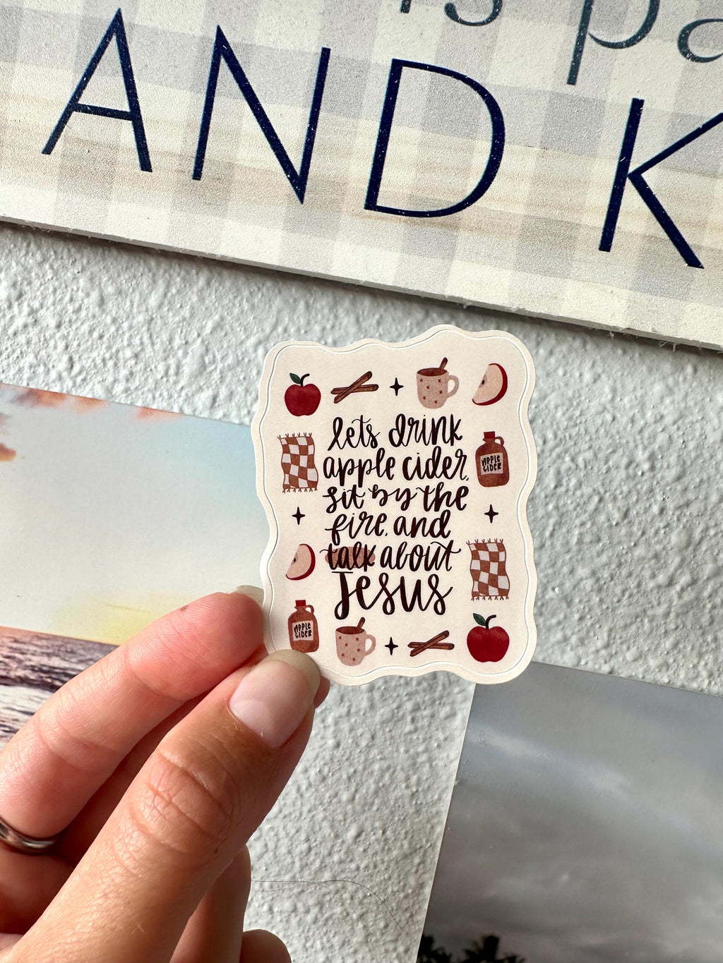 Talk About Jesus Fall Sticker Set
