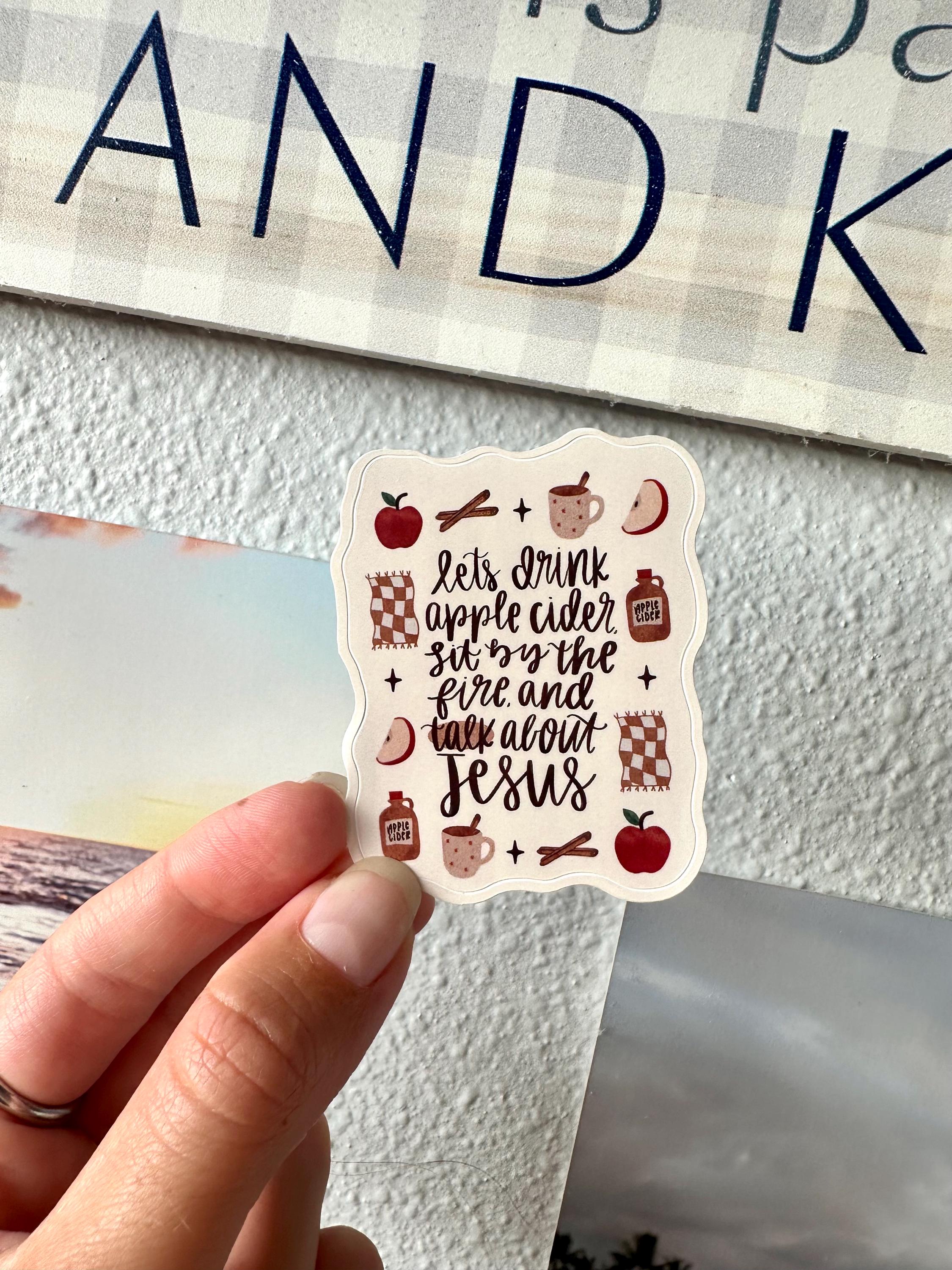 Talk About Jesus Fall Sticker Set