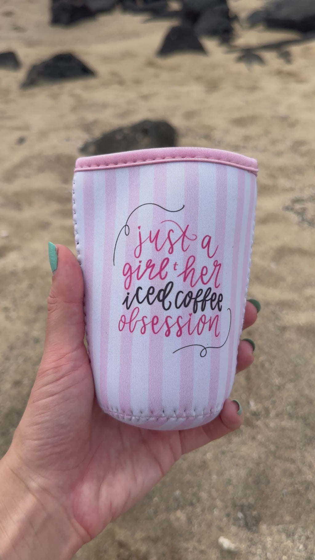 Iced Coffee Lover Drink Sleeve